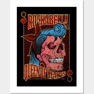 Rockabella Queen of Hearts Posters and Art